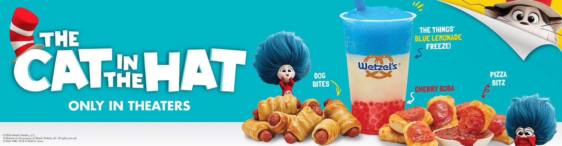 Cat in the Hat. Only in Theaters. The Things Blue Lemonade Freeze. Order Online